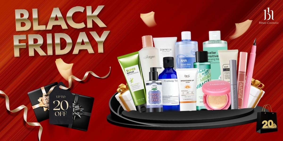 Bìa website Vihan Cosmetic Black Friday