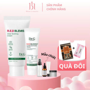 Kem dưỡng Dr.G DrG Red Blemish Clear Soothing Cream dưỡng ẩm làm dịu, phục hồi da 70ml Bihancosmetic