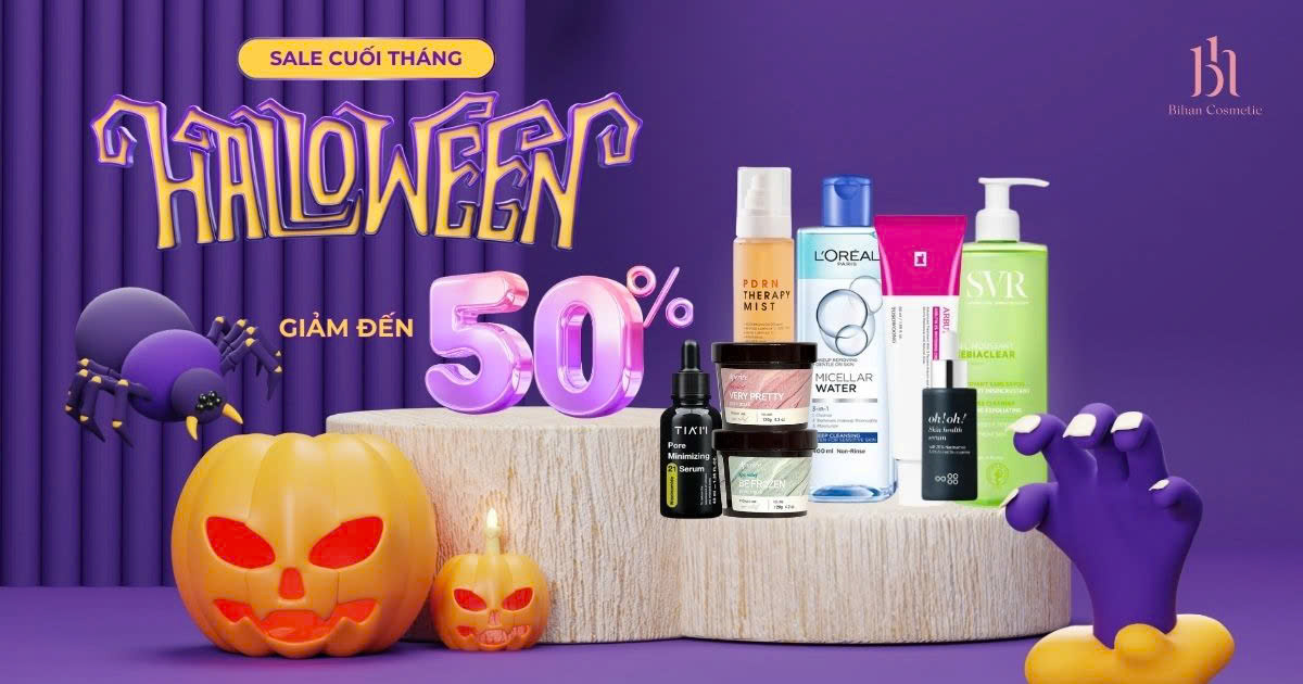 halloween cùng bihan cosmetic